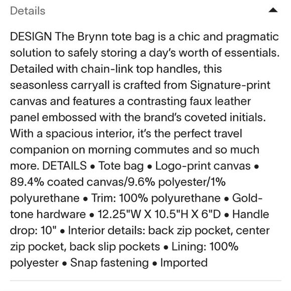 Michael Kors Brynn Small Chain Logo Shoulder Tote - Picture 5 of 11